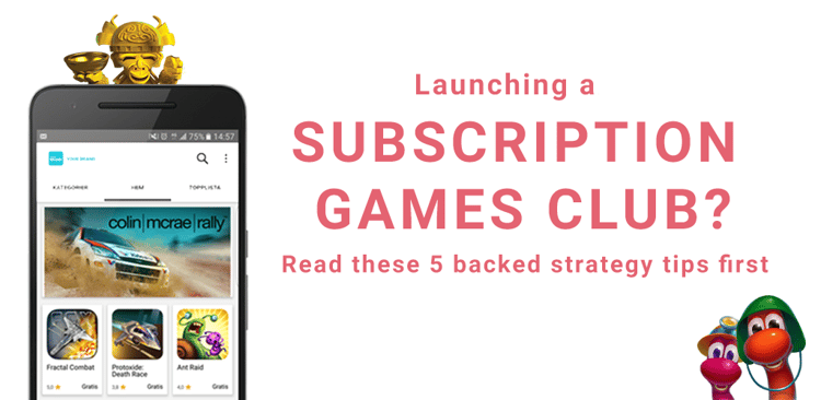 Launching an app store subscription games club